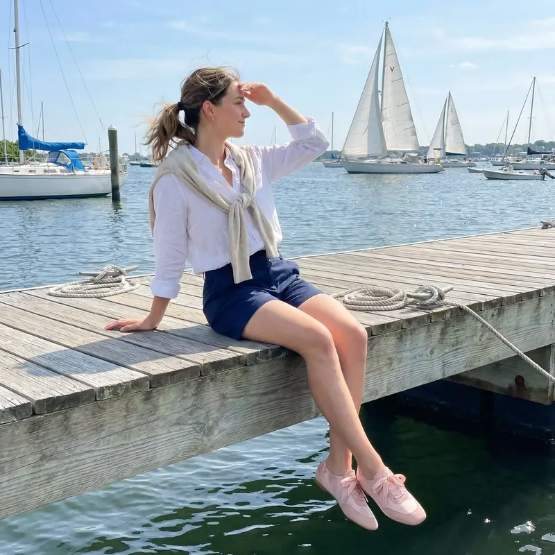 Casual Lace Streetwear Walking Ballet Sneakers For Women