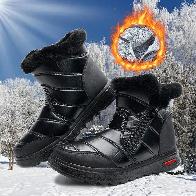 Fashionable Short Plush Cotton Shoes-My Beach ShoesFashionable Short Plush Cotton Shoes - Image 5