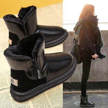 Stylish Velvet Thick Waterproof Shoes - My Beach Shoes