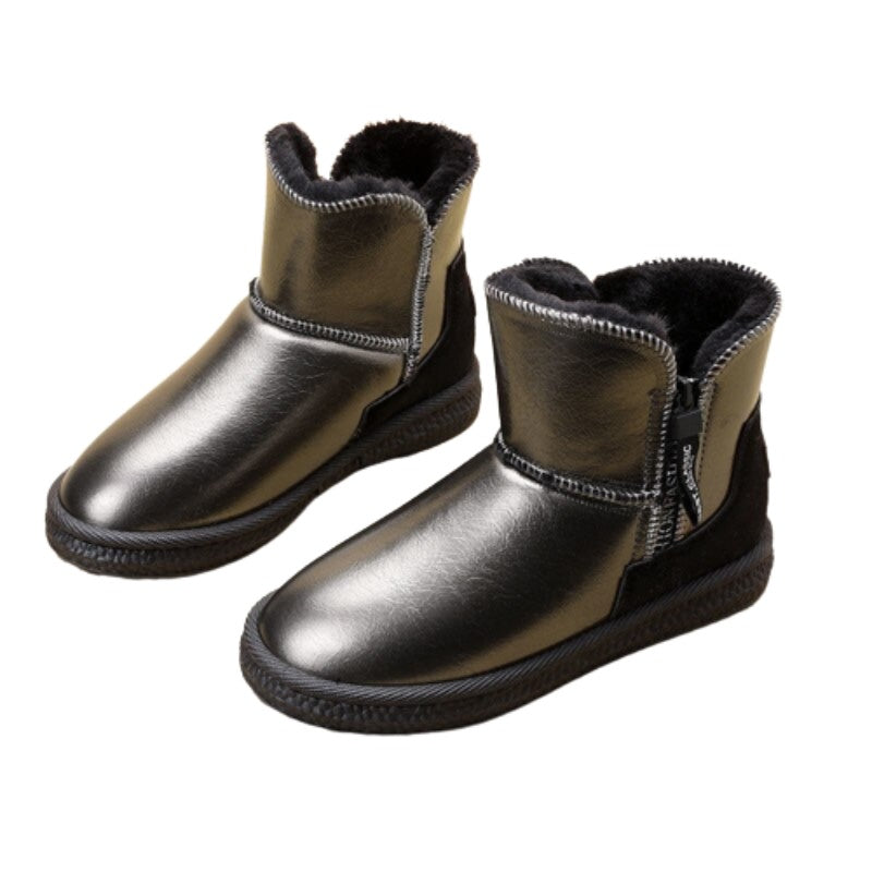 Stylish Velvet Thick Waterproof Shoes - My Beach Shoes