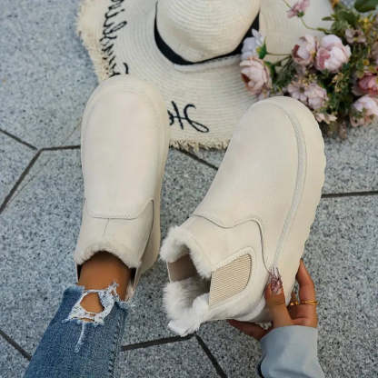 Soft Wool Lined Comfy Boots - My Beach Shoes