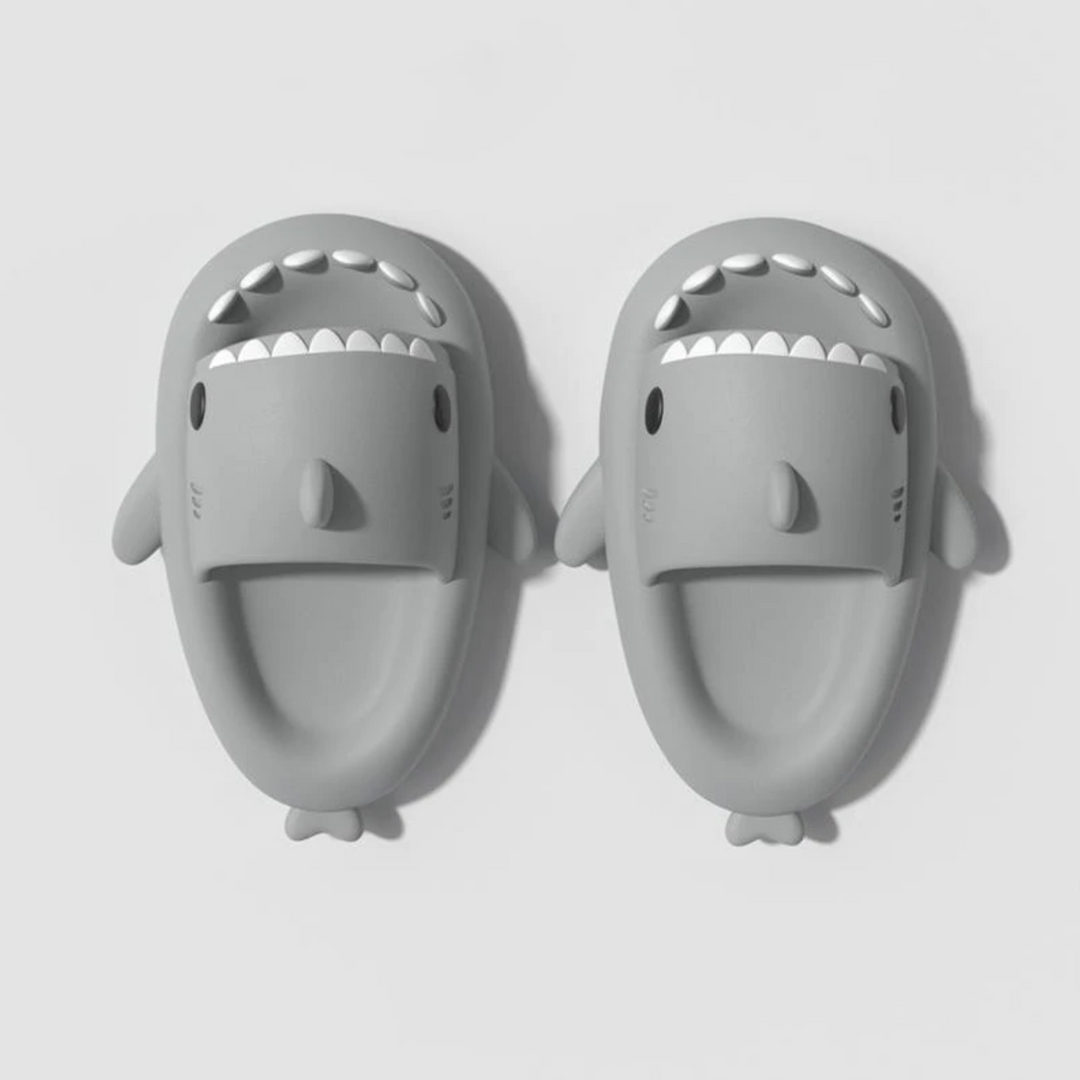 Shark Cloud Slides - Comfortable and Stylish Slip-On Sandals - My Beach Shoes