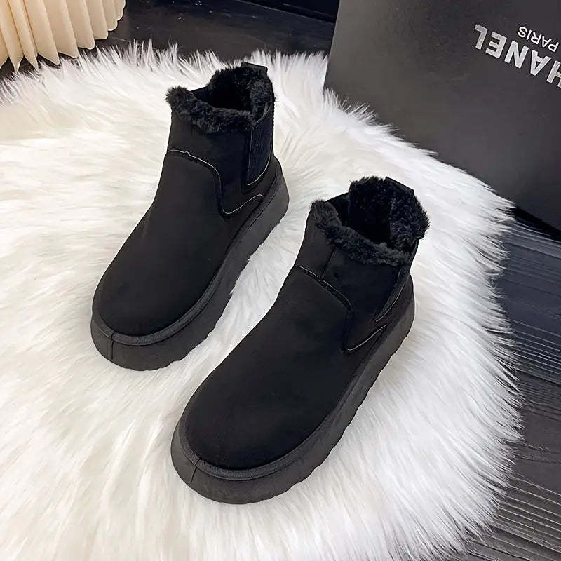 Soft Wool Lined Comfy Boots - My Beach Shoes