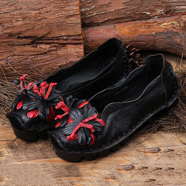 Handmade Flower Loafers - My Beach Shoes