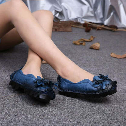 Handmade Flower Loafers - My Beach Shoes