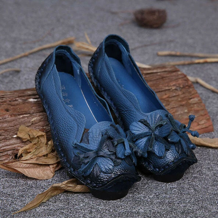 Handmade Flower Loafers - My Beach Shoes