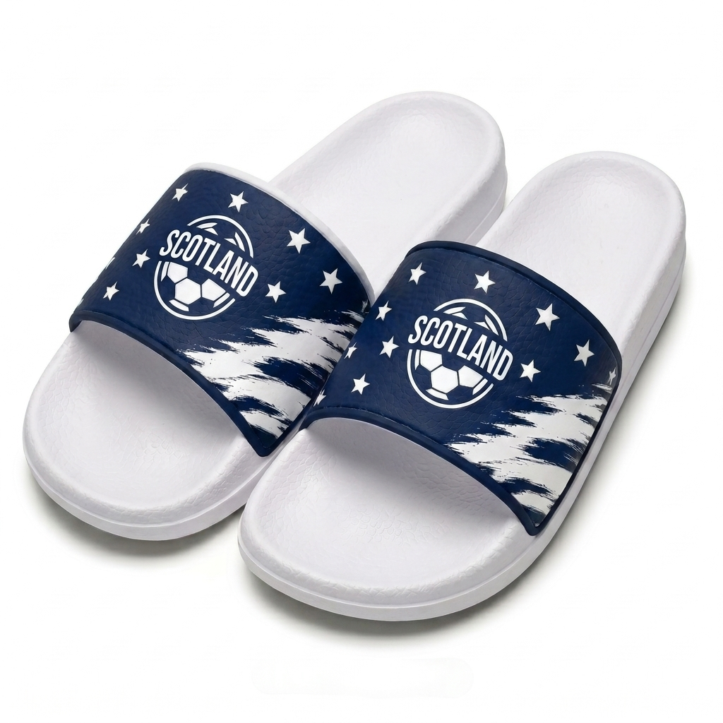 World Cup 2026 Scotland Football Fan Printed Slippers