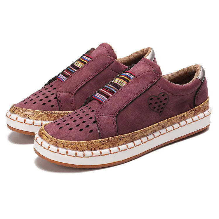 Breathable Hollow Slip-On Loafers - My Beach Shoes