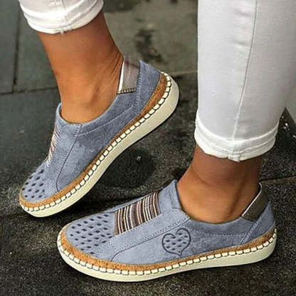 Breathable Hollow Slip-On Loafers - My Beach Shoes