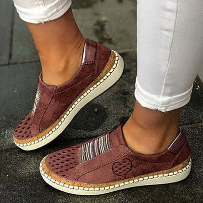 Breathable Hollow Slip-On Loafers - My Beach Shoes