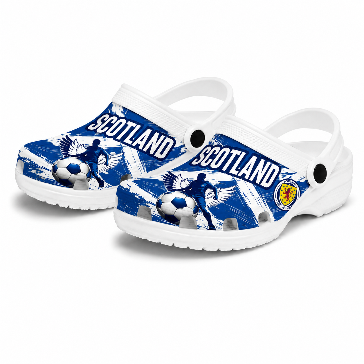 World Cup 2026 Scotland Football Fan Printed Clogs