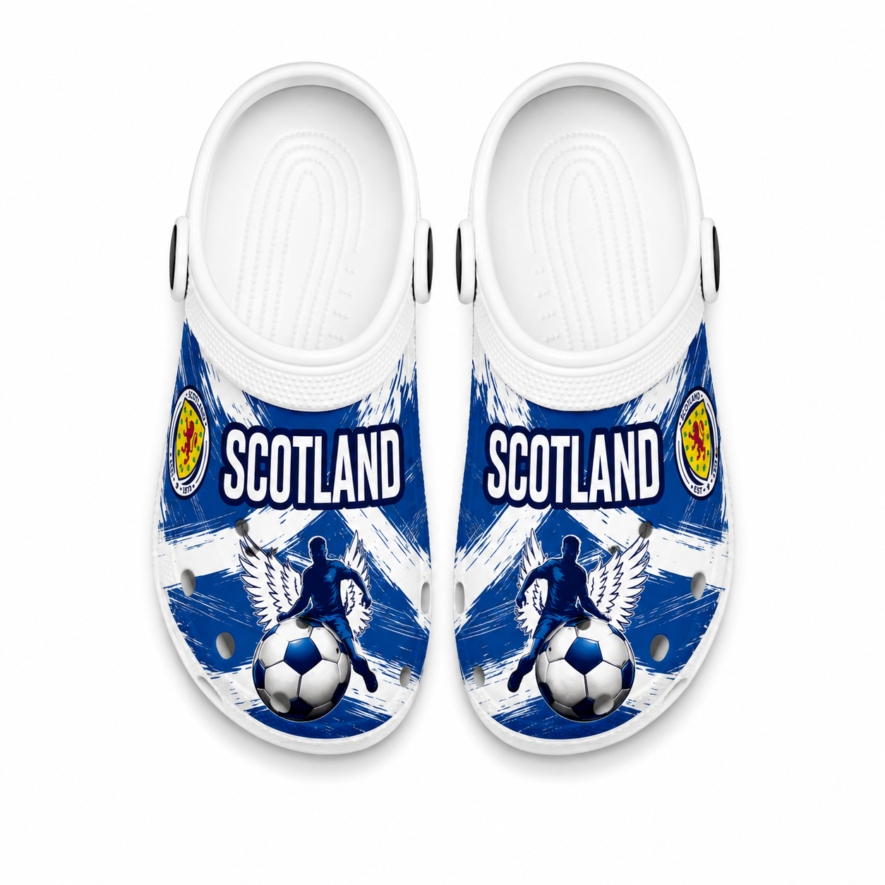 World Cup 2026 Scotland Football Fan Printed Clogs