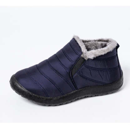 Casual Winter Waterproof Flat Snow Ankle Boots - My Beach Shoes