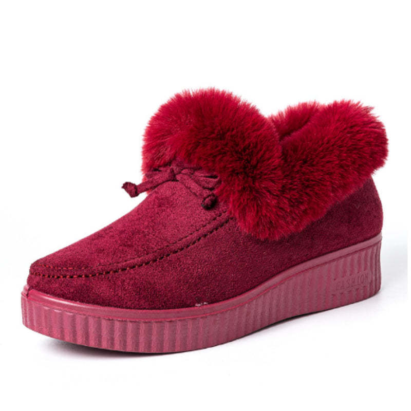 Women's Warm Waterproof Non-Slip Ankle Boots-My Beach Shoes