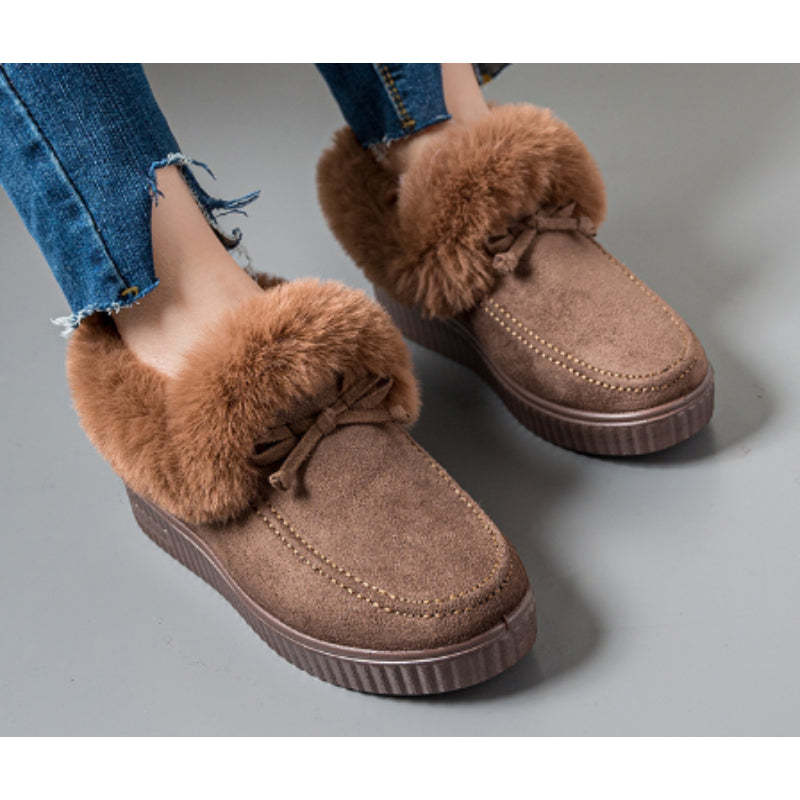 Women's Warm Waterproof Non-Slip Ankle Boots-My Beach Shoes