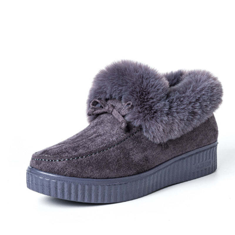 Women's Warm Waterproof Non-Slip Ankle Boots - My Beach Shoes