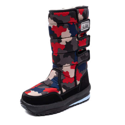 Winter Lightweight Padded Fur Waterproof Platform Boots - My Beach Shoes