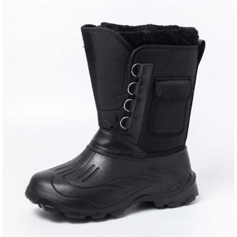 Non-Slip Platform Short Plush Snow Boots-My Beach Shoes