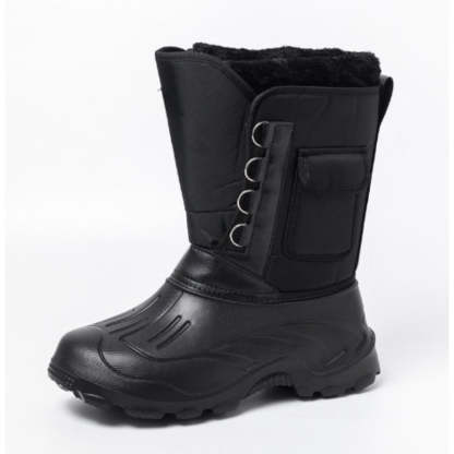 Non-Slip Platform Short Plush Snow Boots-My Beach Shoes