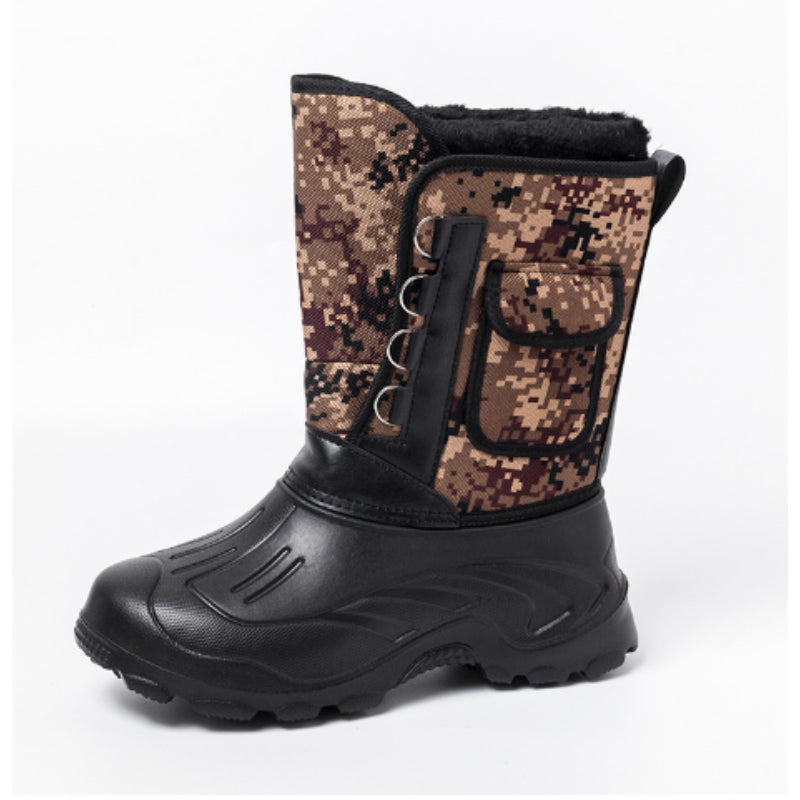 Non-Slip Platform Short Plush Snow Boots-My Beach Shoes