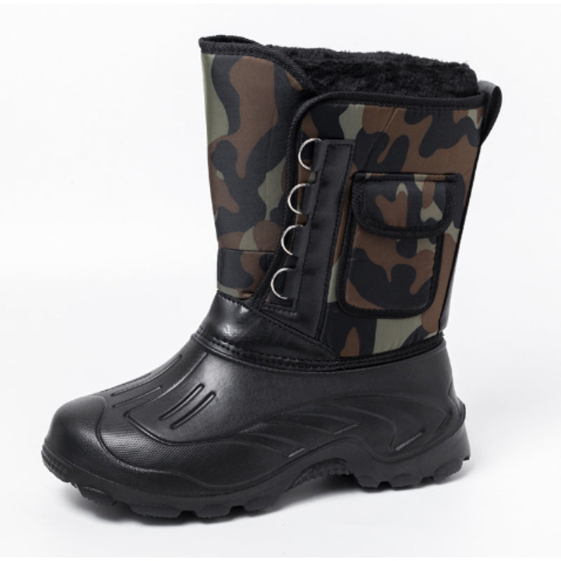 Non-Slip Platform Short Plush Snow Boots-My Beach Shoes