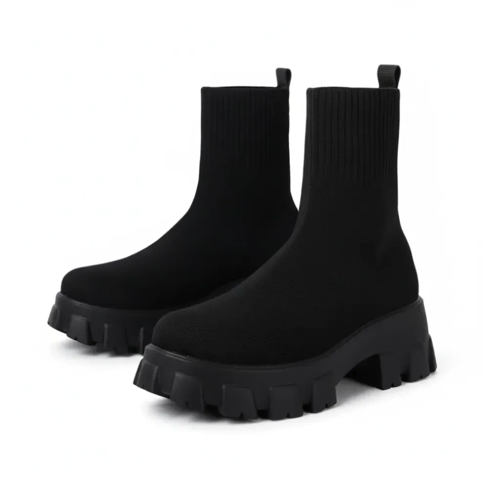 Winter Thick-soled Casual Short Boots