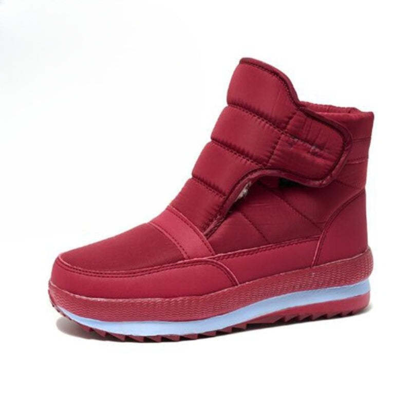 Women's Winter High Top Ankle Rubber Snow Boots - My Beach Shoes