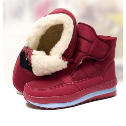 Women's Winter High Top Ankle Rubber Snow Boots - My Beach Shoes