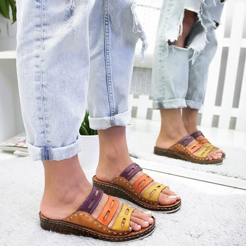 Women's Retro Summer Sandal-My Beach Shoes