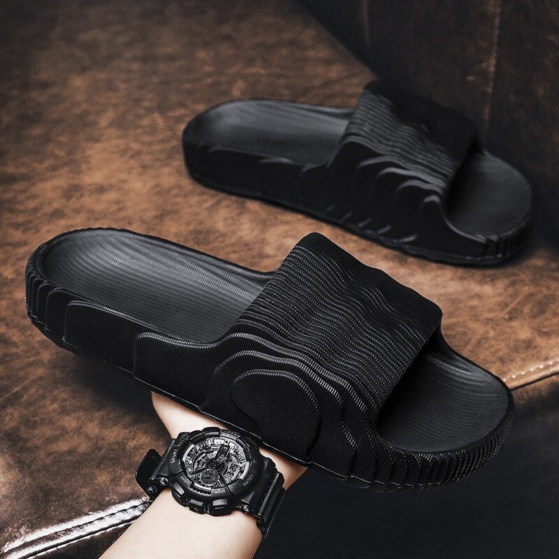 The Textured Cloud Cushion Slides-My Beach ShoesThe Textured Cloud Cushion Slides - Image 6