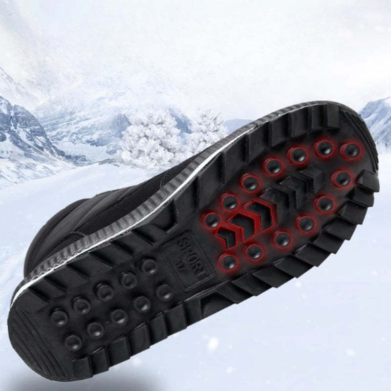 Men's Winter High Top Ankle Rubber Snow Boot-My Beach Shoes