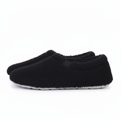 Women Memory Foam Loafer Slippers With Fuzzy Curly Fur And Cozy Fleece Lining