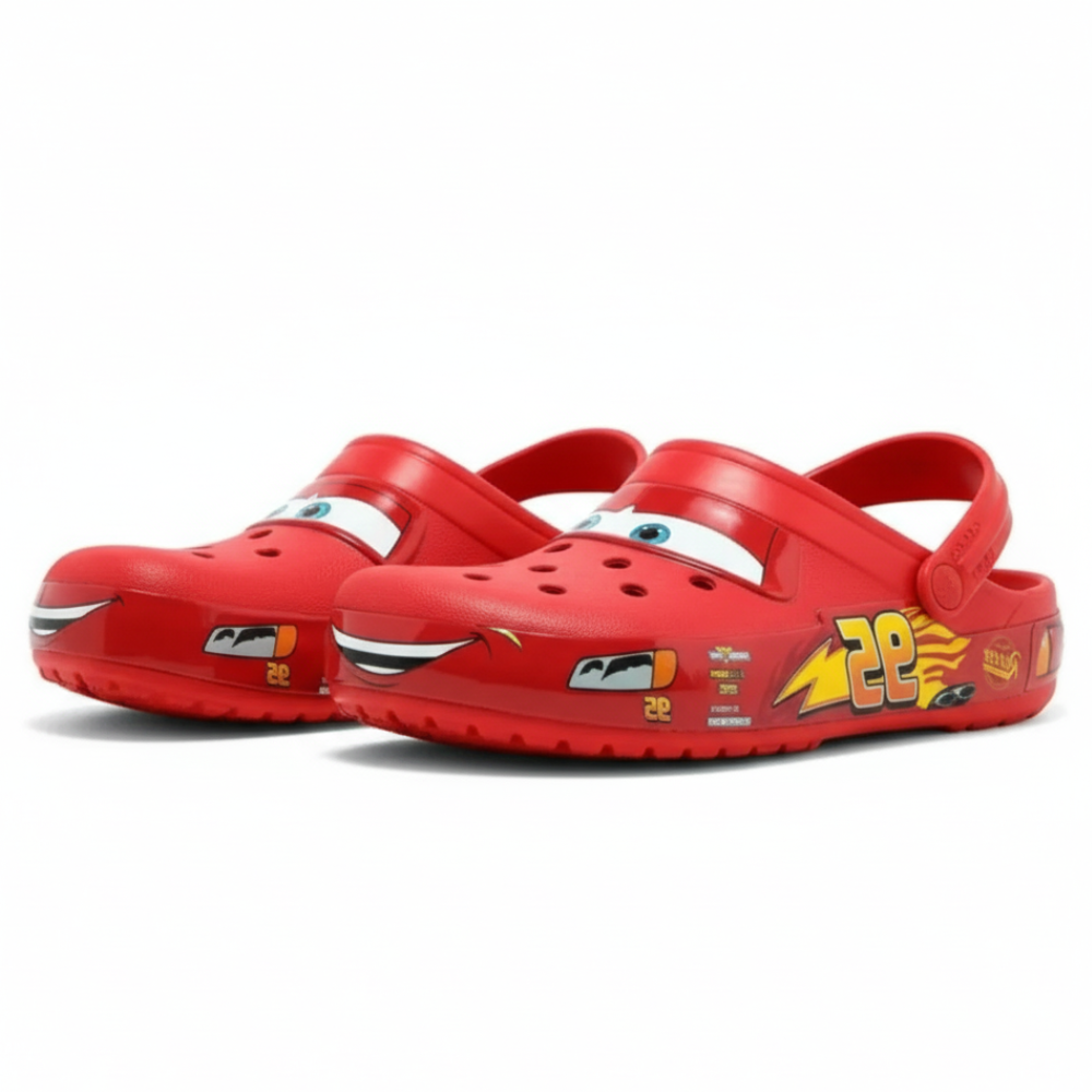 Classic Lightning McQueen Pattern Clogs