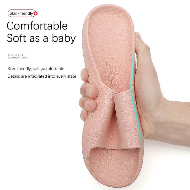 The Solid Colored Cushion Slides - My Beach Shoes