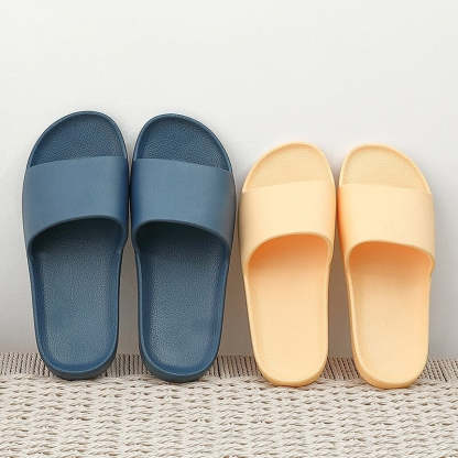 The Solid Colored Cushion Slides - My Beach Shoes