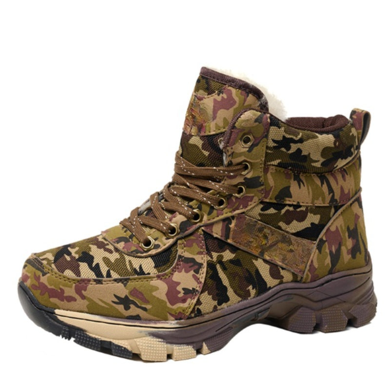 Winter Thickened Rubber Pure Wool Snow Boots - My Beach Shoes