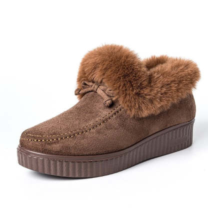 Women's Warm Waterproof Non-Slip Ankle Boots - My Beach Shoes