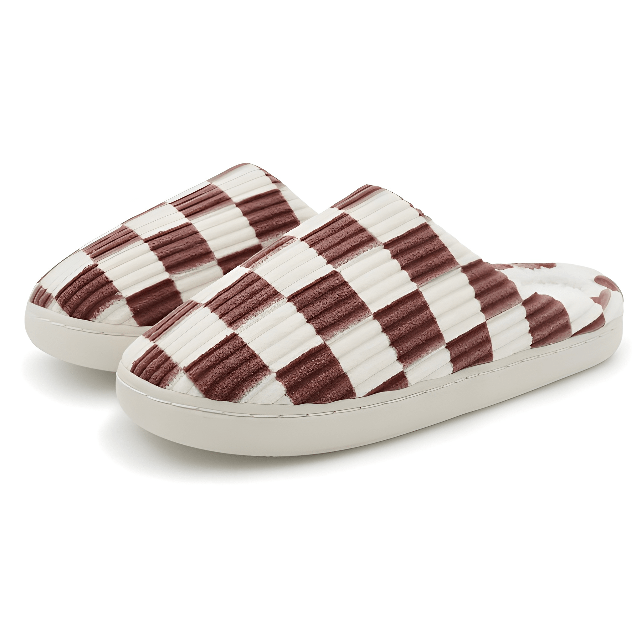 Fuzzy Memory Foam House Slippers with Plush Lining for WomenFuzzy Memory Foam House Slippers With Plush Lining - Image 3