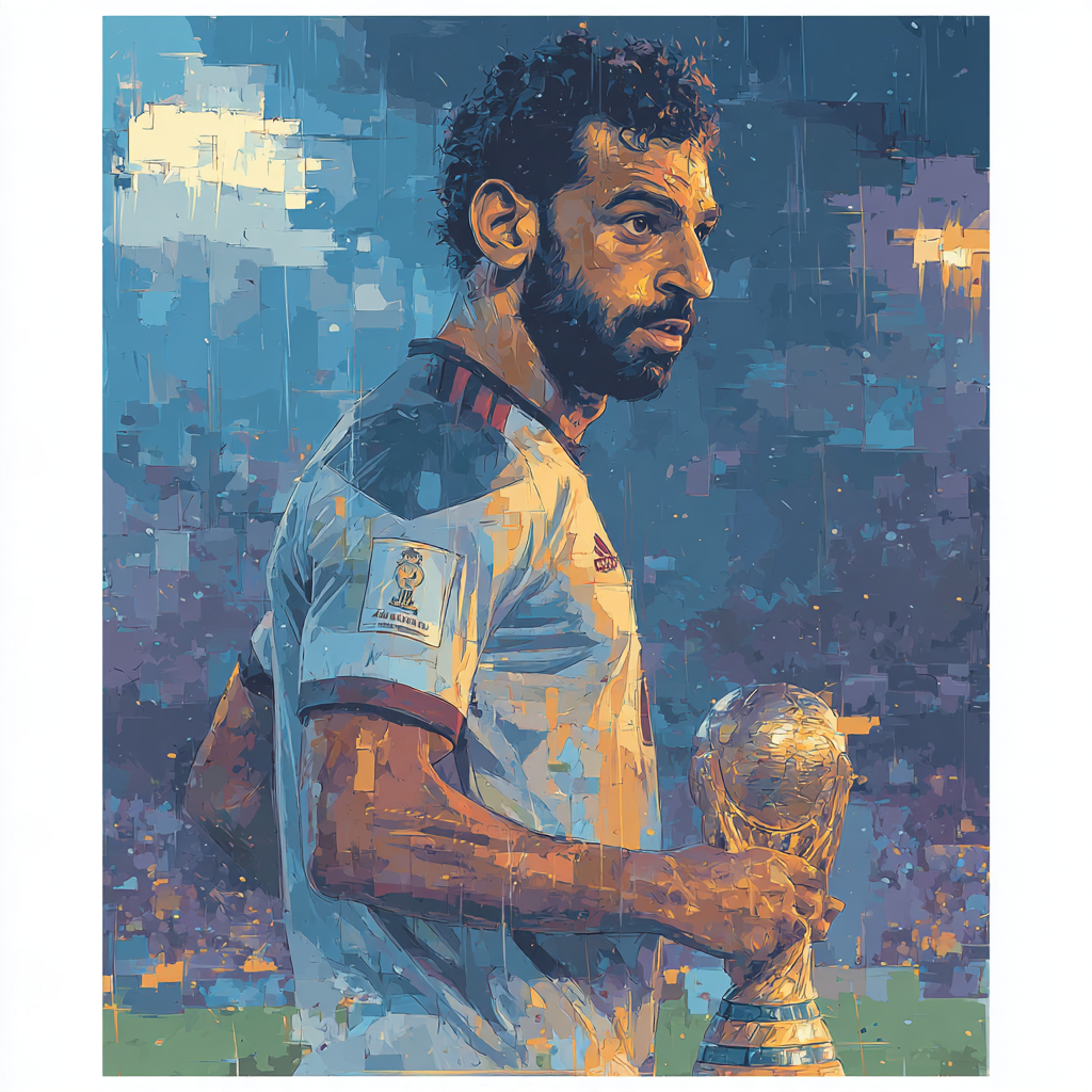 Fifa 2026 Salah Lights - DIY Painting By Numbers Kit