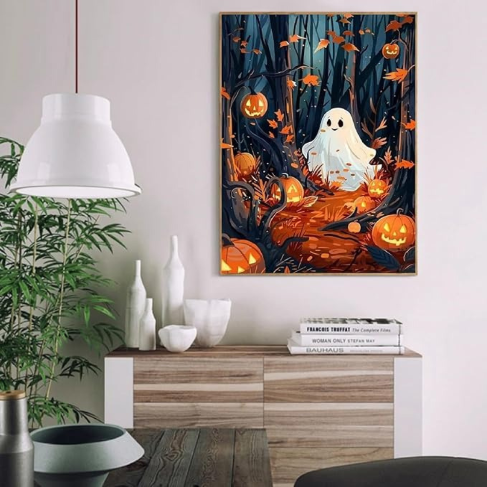 Ghost Fashion Theme Paint By Numbers Kit