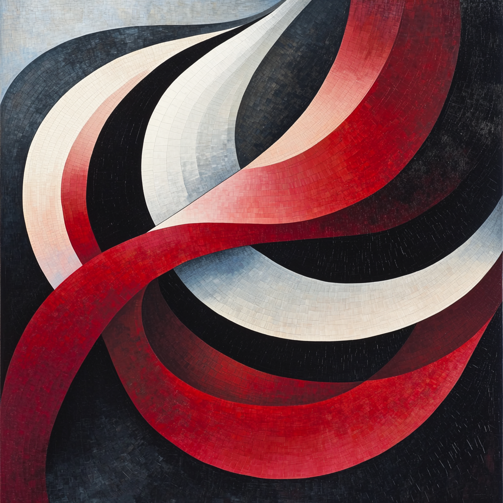 Kazimir Malevich Inspired Ethereal Dynamics Numbered Painting Kits