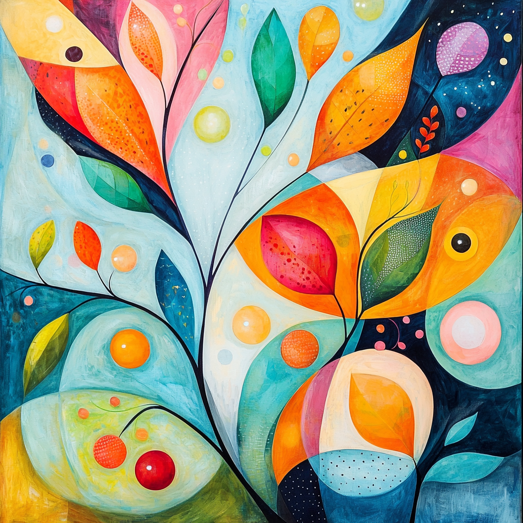 Paul Klee Inspired Radiant Whimsy DIY Paint By Numbers