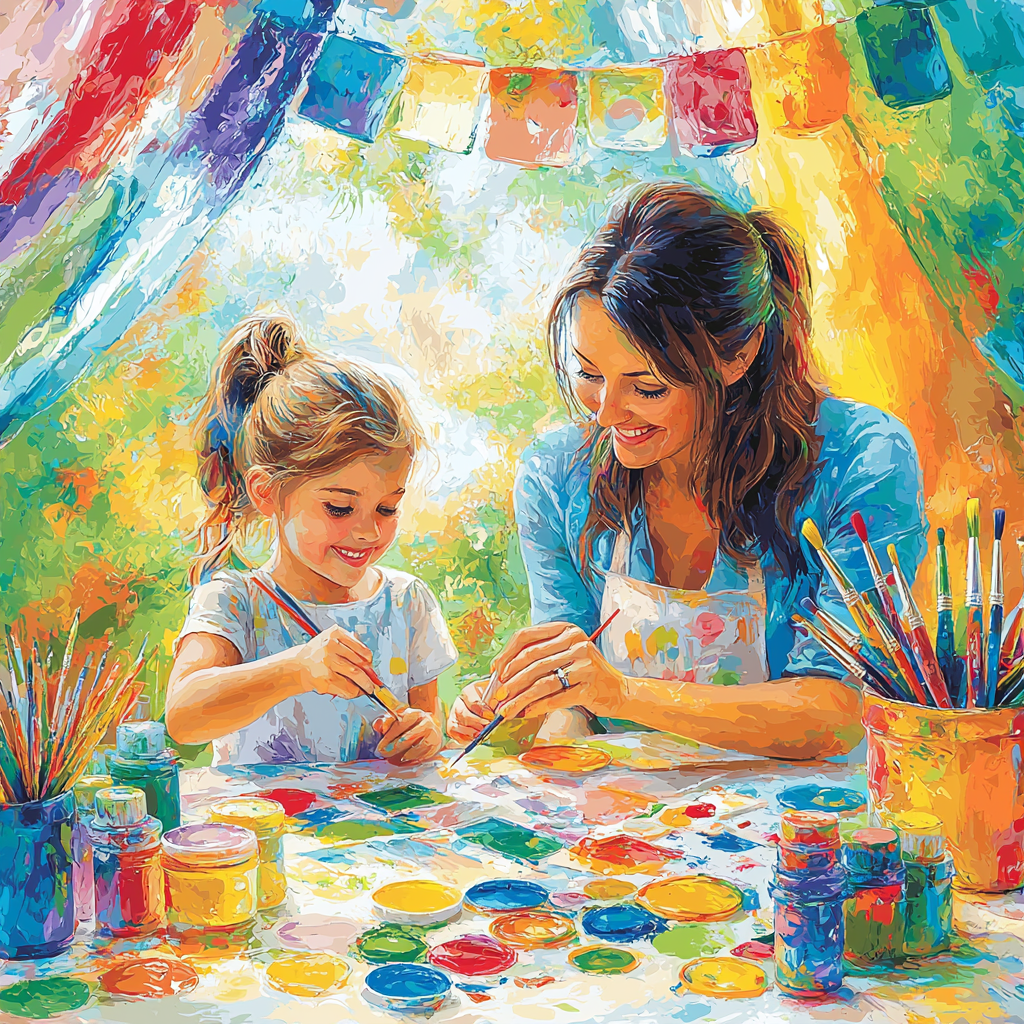 A Day Of Creativity Paint By Numbers Kits