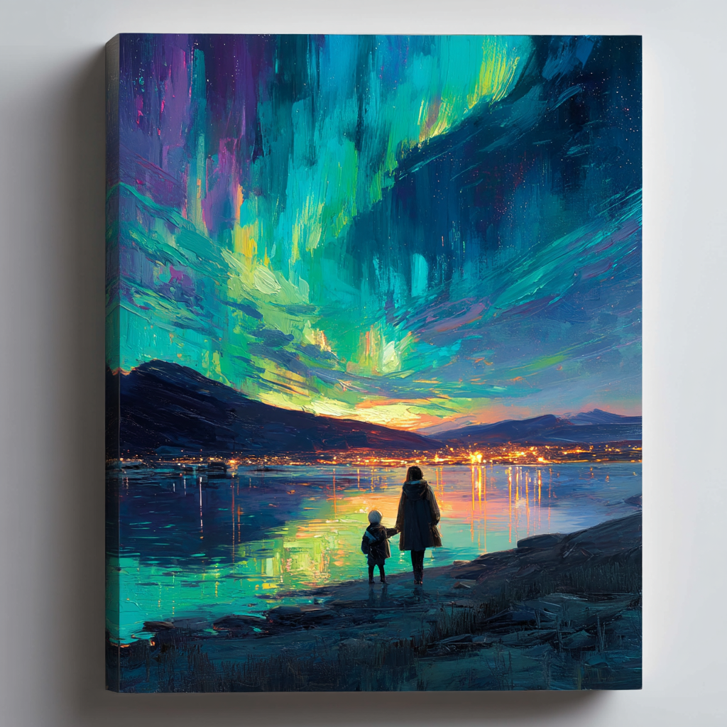 The Mother's Light Paint By Number