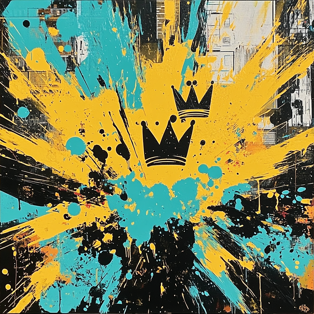 Jean-Michel Basquiat Inspired Urban Rhythms Abstraction Painting by numbers kit