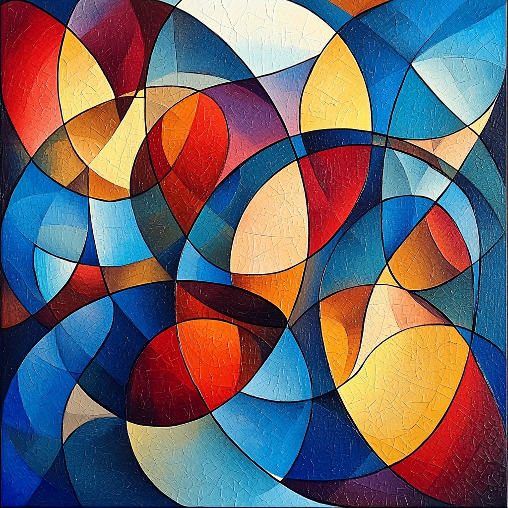 Paul Klee Inspired Harmonic Whirl Of Colors Painting By Numbers Kit