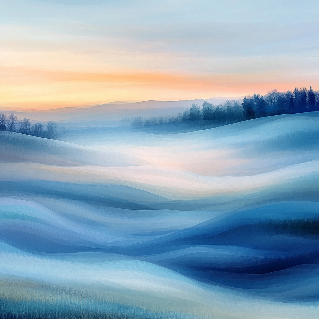 Edgar Degas Inspired Whispering Dawn Mist Number painting