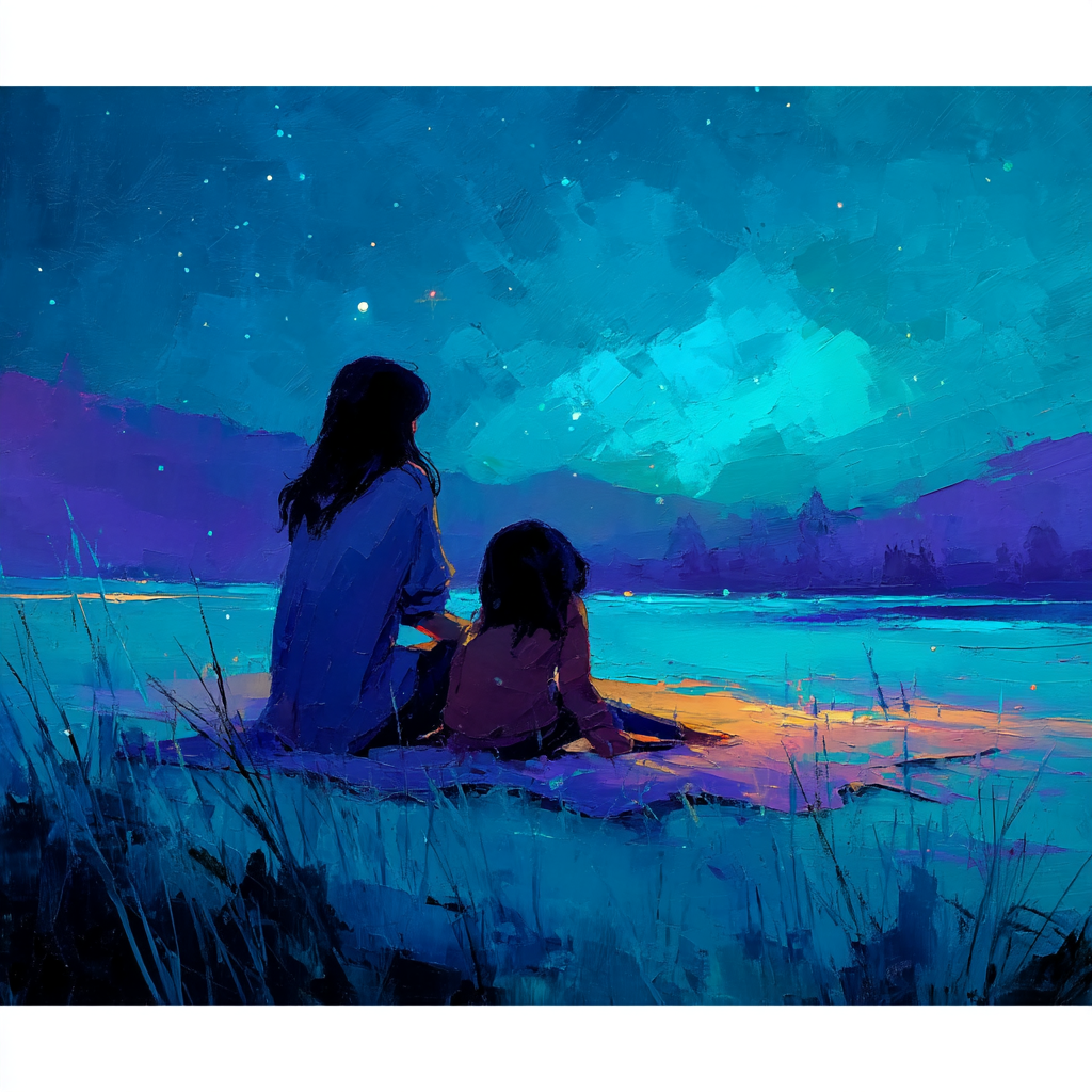 A Night Under The Stars Painting By Numbers Kit