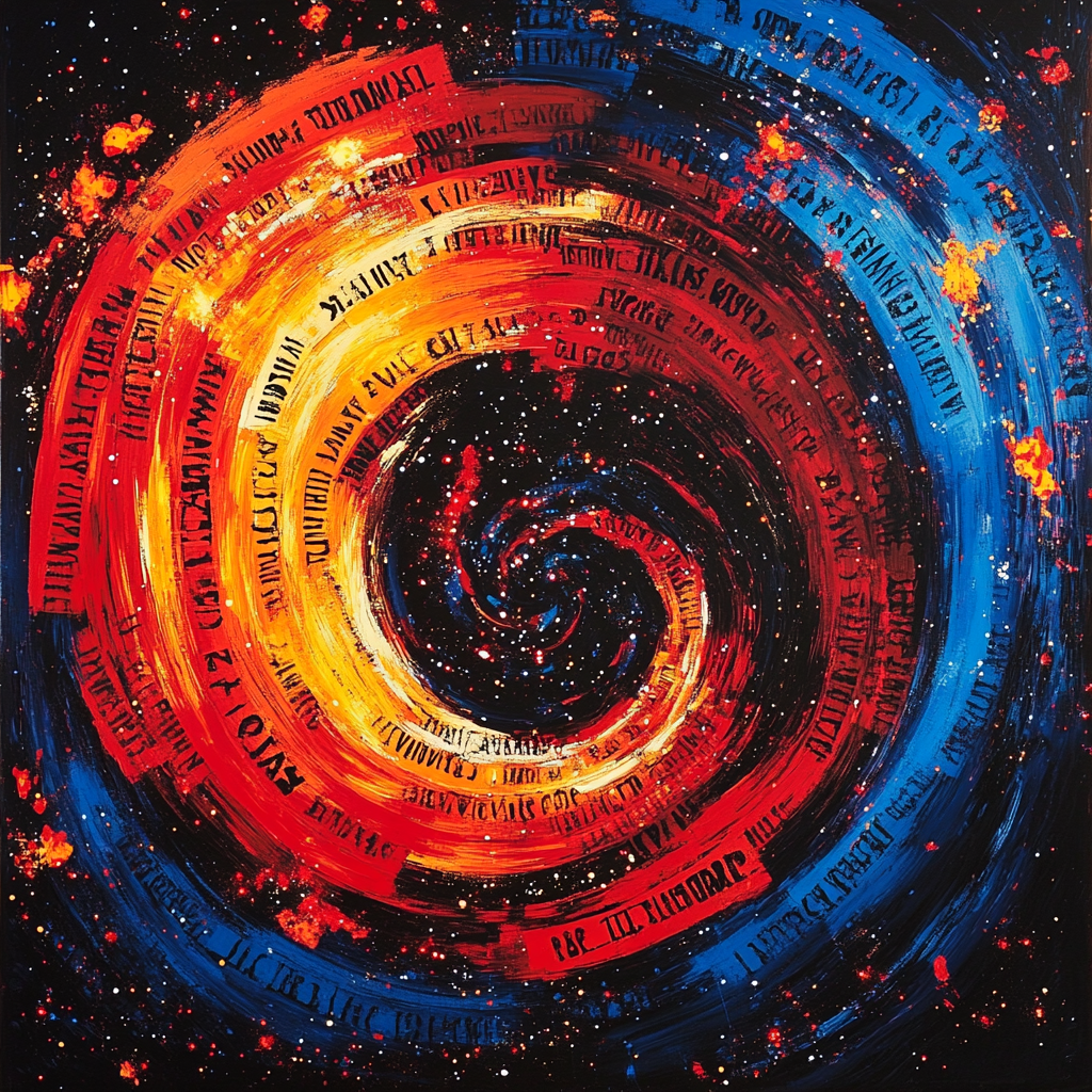 Jean-Michel Basquiat Inspired Cosmic Symbiosis Paint by numbers art