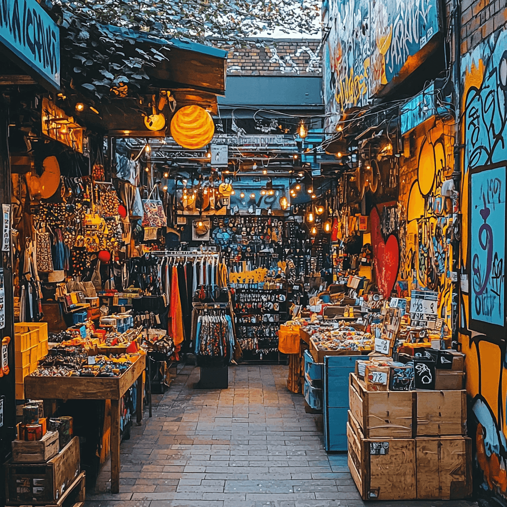 Camden Market - London, England Number Painting